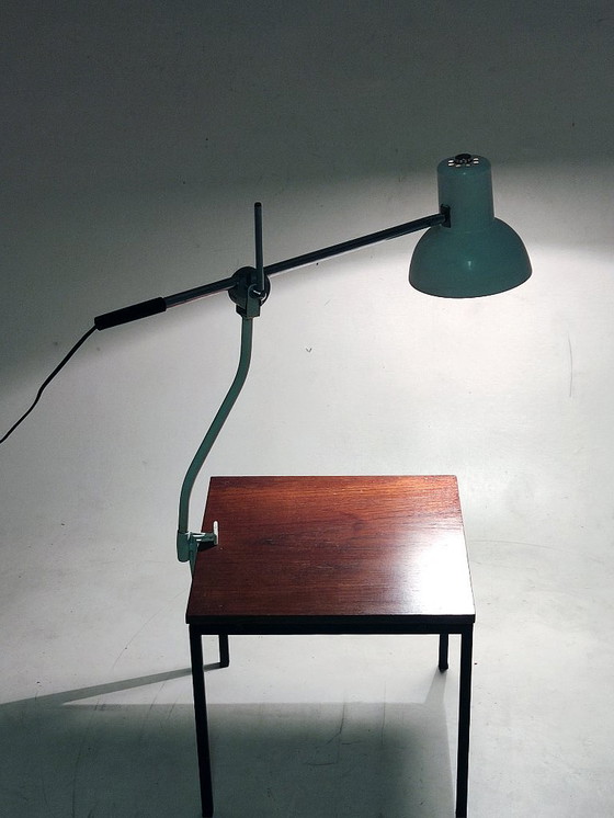 Image 1 of tafellamp klemlamp industrieel design