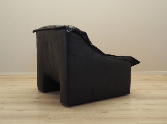 Image 1 of Leren fauteuil, Italiaans ontwerp, jaren 1960, Productie: Italië