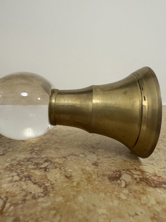 Portacandele Ottone Plexi Anni '70 – Brass, Plexiglass (photo 8 of 15)