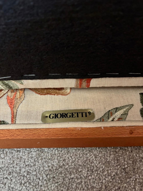 2 Giorgetti-Stühle – Sessel, Textile, Wood (photo 5 of 7)