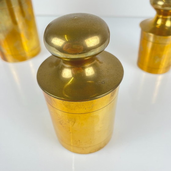 Set di 3 scatole vintage in ottone dorato, anni '60-'70 – Oggetti decorativi, Brass (photo 11 of 13)