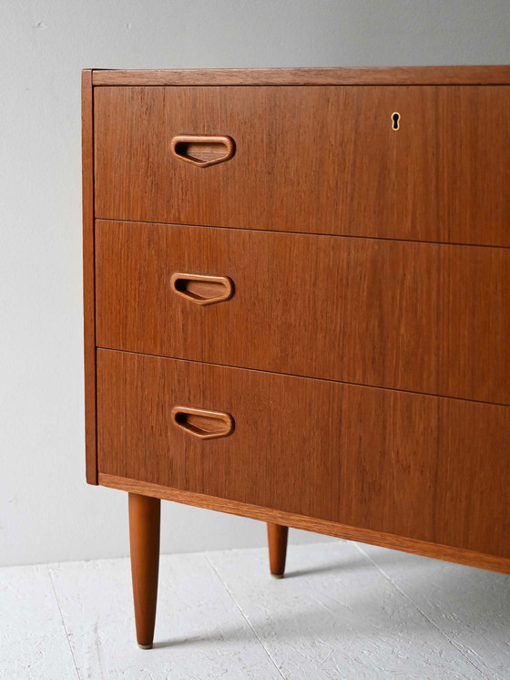 Image 1 of 1960er Jahre Skandinavische Kommode aus Teakholz