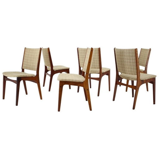 1960s Johannes Andersen Dining Chairs, set of 6, Denmark