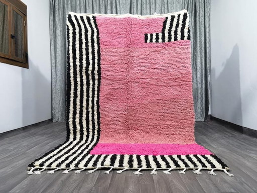 Tapis En Laine Naturelle Tissé À La Main Traditionnelle Sur Mesure 2/3 M – Alessi, vloerkleden en tapijten, Wool