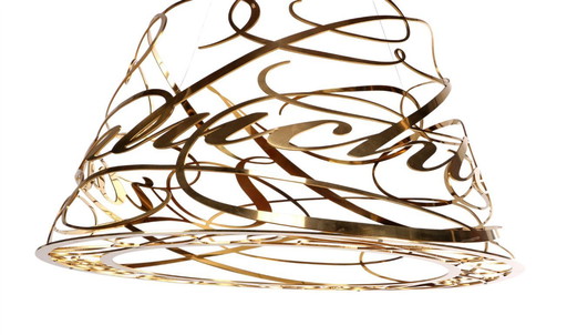 Jacco Maris Idée Fixe chandelier design gilded brass