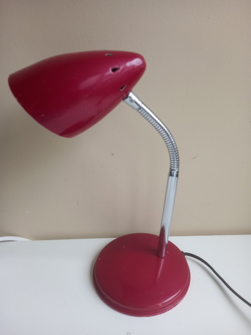 Lampada da scrivania vintage in metallo ispirata al Bauhaus