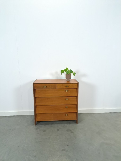 Veneer shoe cabinet with drawers