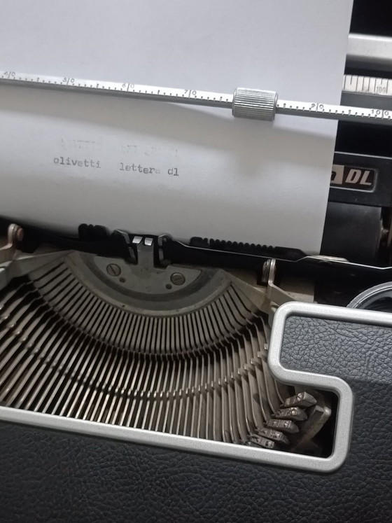 Macchina da Scrivere Lettera DL di E. Sottsass Olivetti 1965 Coppola Il Padrino – Scrivanie, Metal, Plastic (photo 10 of 19)