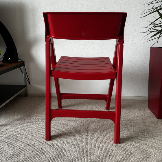 Image 1 of Vintage Flair Signal Red Plaisir Folding Chair