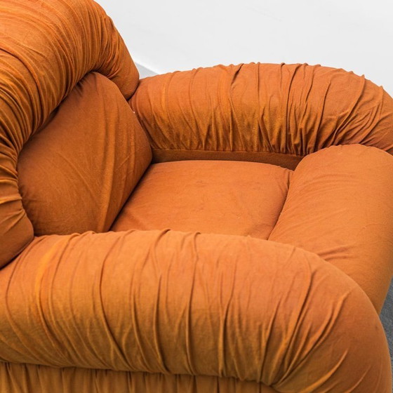 Image 1 of COPPIA DI POLTRONE IN TESSUTO MODELLO CALIFFO BEKA ANNI ’70 VINTAGE MODERNARIATO