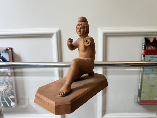 Museum replica in terracotta Greek or Roman antiquity