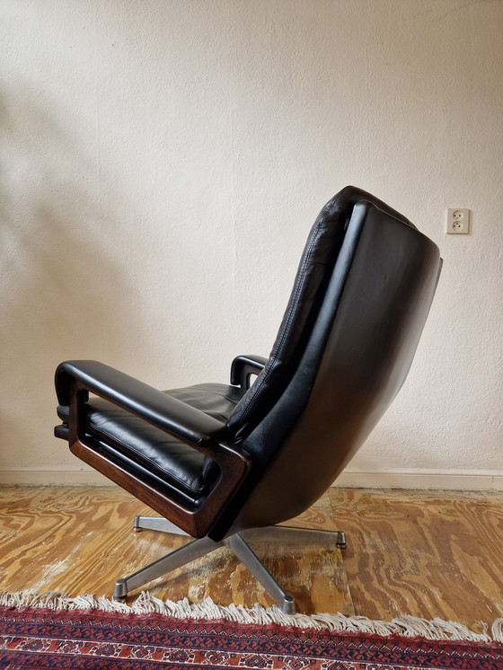 Image 1 of Strässle King Chair & King Pouf - 1960s