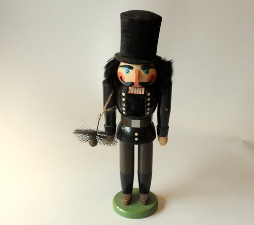 Original Nussknacker Erzgebirge GDR - Schornsteinfeger - Glücksbringer