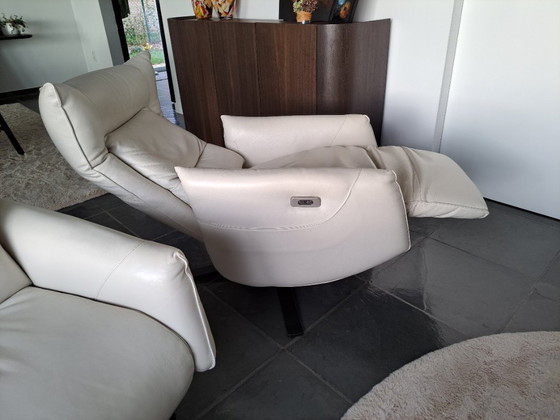 Image 1 of 2 fauteuils inclinables électriques Natuzzi Batticuore