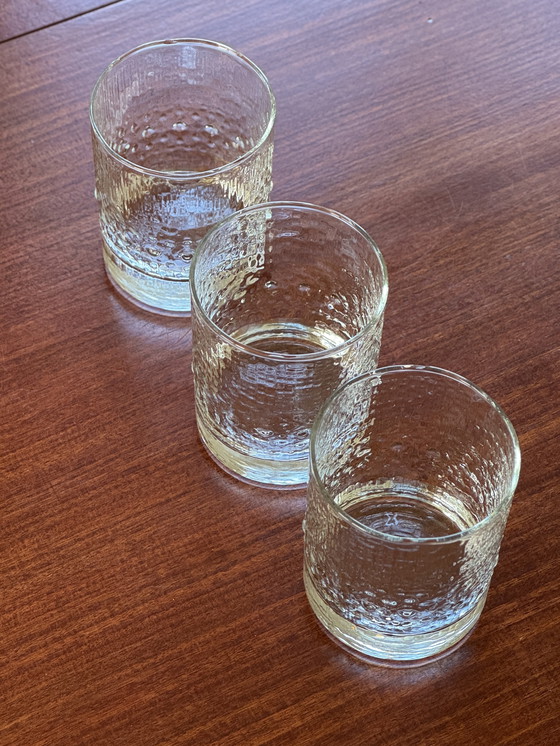 Image 1 of 3 bicchieri vintage Iittala serie Mesi design Tapio Wirkkala