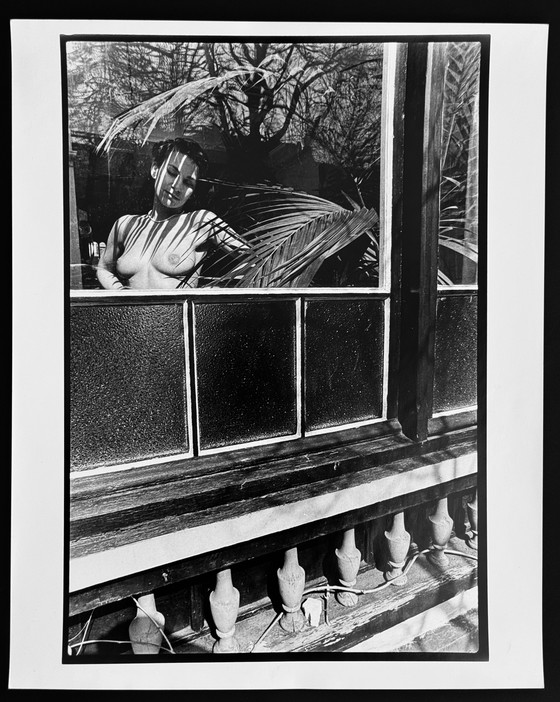 Image 1 of Michel Pinel ( 1949 ) Grande photographie 50cm x 40cm / les seins de Myriam / 1985