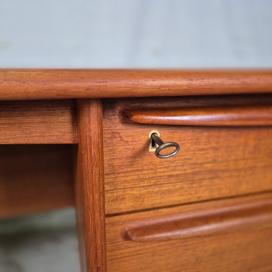 Image 1 of Svend Aage Madsen Falster bureau danois vintage des années 1960 en teck