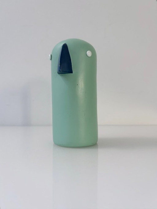 Mintgroen vogelbeeldje Scandinavisch minimalistisch design