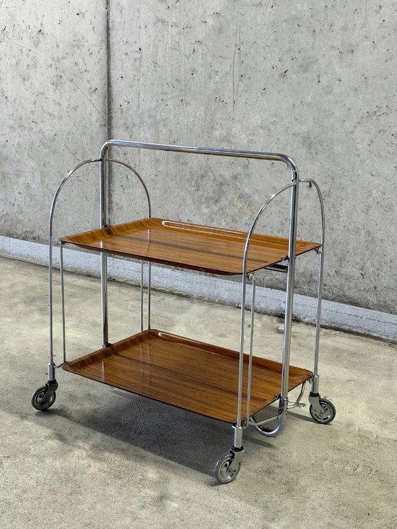 Image 1 of Carrito de servicio plegable Bremshey & Co., década de 1970