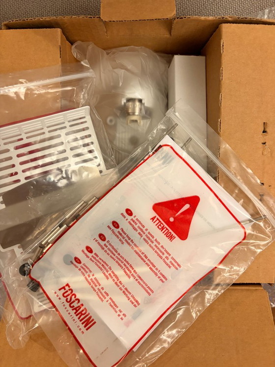 Foscarini "Big Bang" Wall/Ceiling Lamp - Red (New in Box, Never Used) – Plafoniere, Plexiglass (photo 6 of 9)