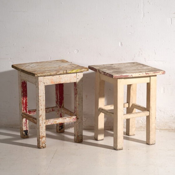 Antique bedside tables in pine wood – Central Europe, circa 1940 #11 – Nightstands, Rustic (photo 5 of 40)