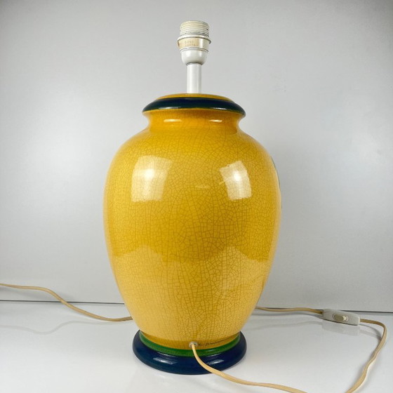 Image 1 of Large ceramic table lamp signed L. Drimmer – 1950s/60s