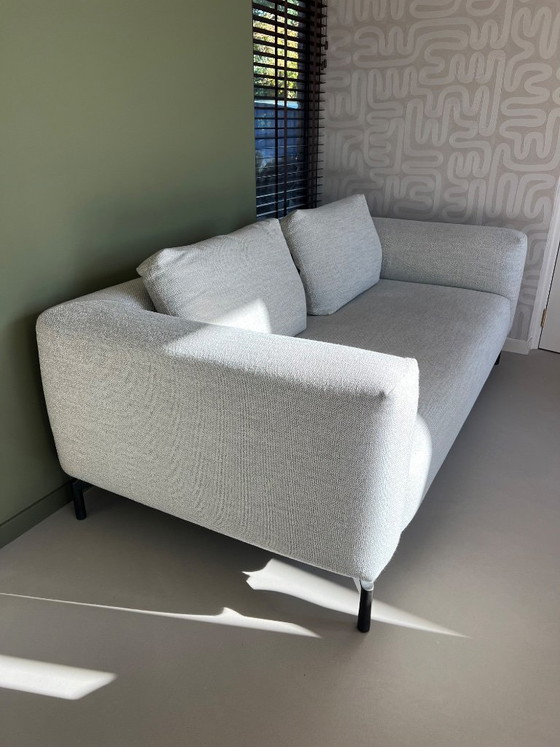 Pode 2-Sitzer Sofa, hellgrauer Textilbezug, 2 Sitzer Sofas, Stoff, Metall, Modern (Foto 2 von 15)
