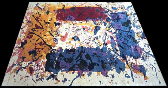 Alfombra Sam Francis sin título SF-267 – Lana de seda anudada a mano sobre algodón – 205 x 290 cm – Wool (photo 7 of 10)