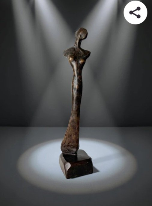 Bronze artwork "Universe" Diana Kortbeek + book 