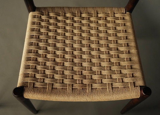 Image 1 of Model 75 Chairs in Beech by Niels Otto Møller for J.L. Moller, 1960s, Set of 6