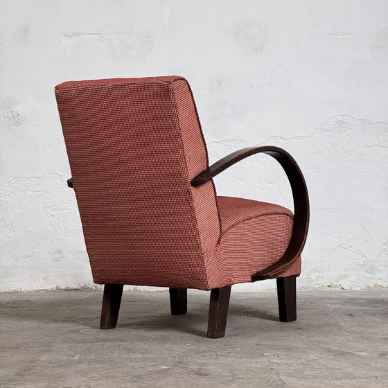 Image 1 of Coppia di poltrone Halabala H-410, anni '30 – Art Déco cecoslovacco