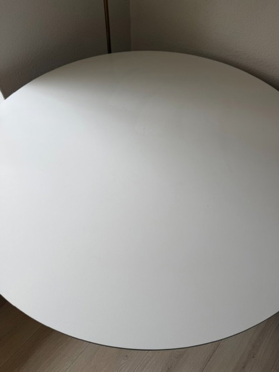 Alfred Hendrickx Round Dining Table – Metal, Stone (photo 2 of 7)