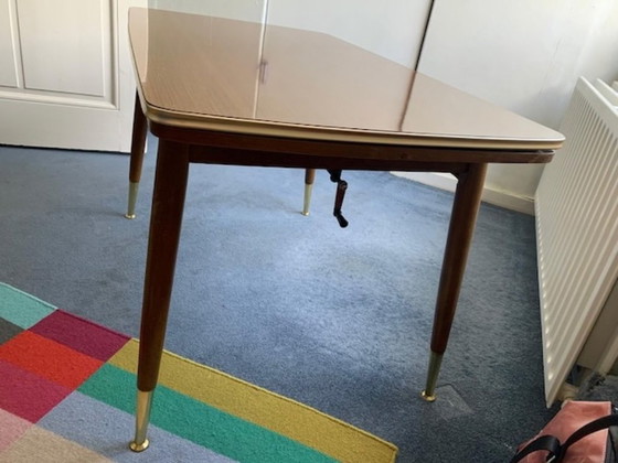 Image 1 of Fifties Rockabilly height-adjustable dining table