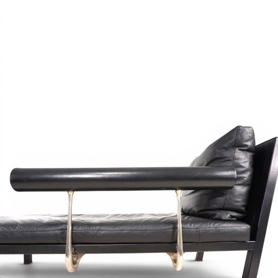 Image 1 of B&B Italia Baisity leren chaise longue/ligbed van Antonio Citterio, 1980