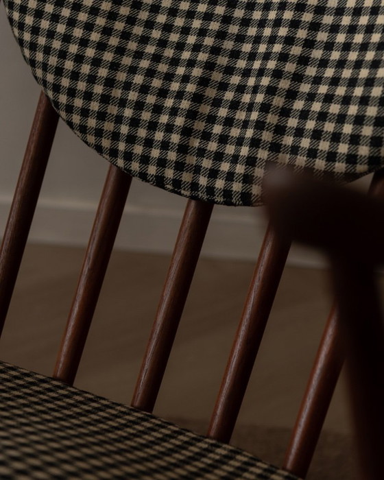 Image 1 of Set di 2 sedie a dondolo vintage in teak danese modello 182 di Frank Reenskaug per Bramin, anni '50