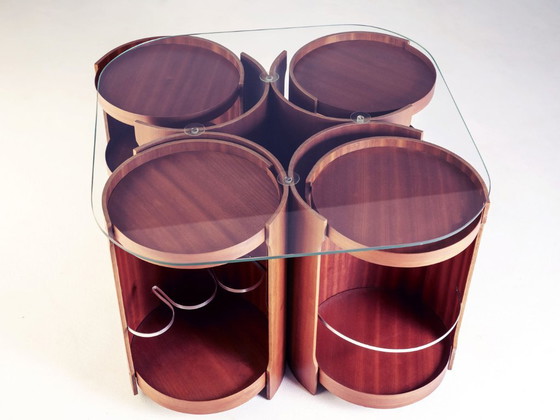 Image 1 of Modular Coffee Table Model 0635, Dřevotvar Nová Paka, 1977