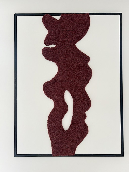 Unique wall art 90X120 handmade punch needle