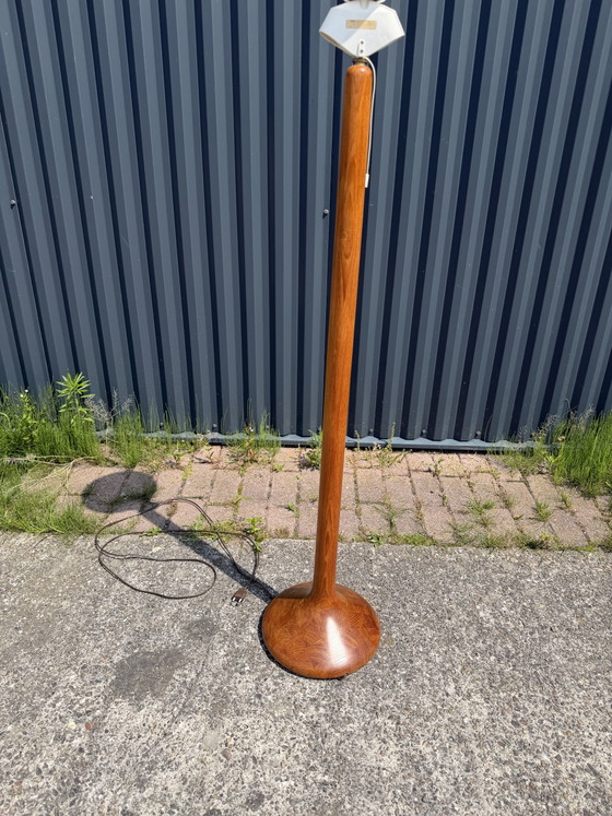 Lampada da terra vintage in teak Domus – Lampade da terra, Plastic, Wood (photo 14 of 14)