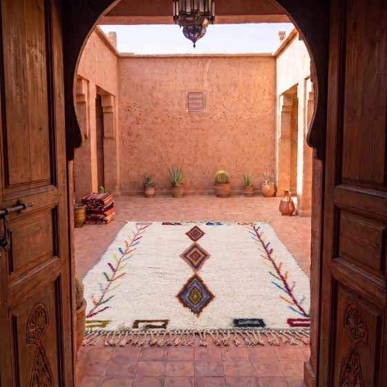 Tapis Berbère Fait Main – Douceur, Authenticiteit & Caractère 200cmx300cm – Vloerkleden en tapijten, Cotton (photo 6 of 9)