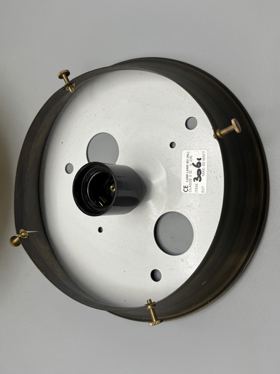 Image 1 of Marbled ceiling lamp with a warm appearance