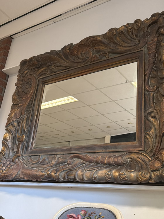 Specchio fatto a mano – Glass, Wood (photo 5 of 5)