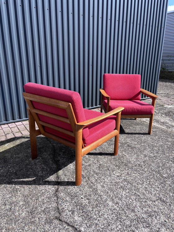 Image 1 of 2 X Easy Chair Fauteuil Vintage Deens Design