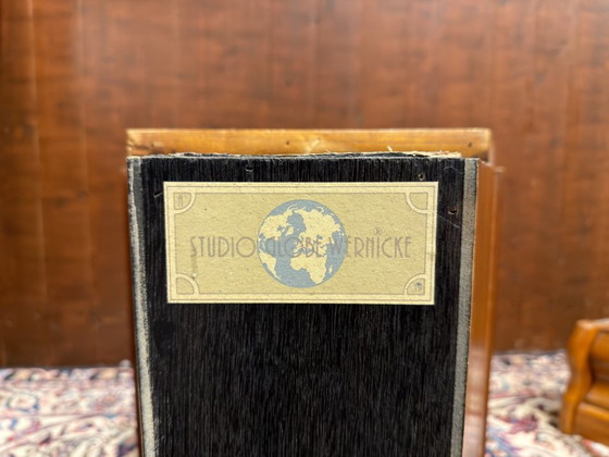 Libreria inglese semicircolare originale Globe Wernicke – Librerie, Vetro, Legno (photo 15 of 16)