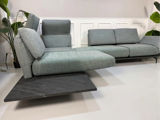 Image 1 of Rolf Benz Aura Sofa Blau Grau Stoff Couch