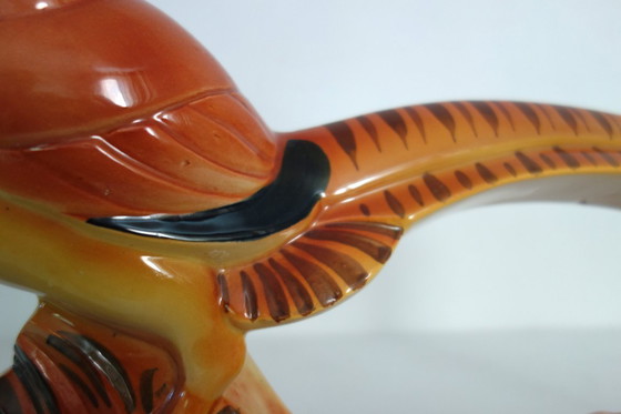 Image 1 of Superb royal pheasant by C. Lemanceau (Saint Clément) circa 1930