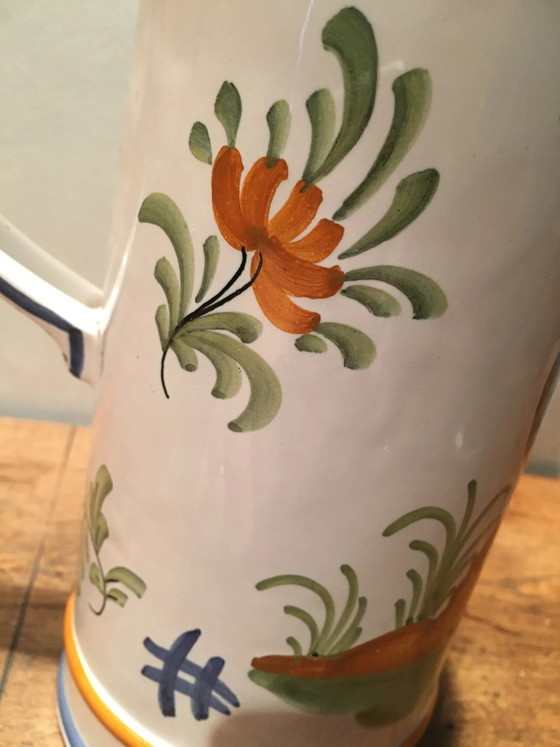 Bottiglia di liquore "Pineau" in terracotta – Bicchieri e caraffe, Porcelain, Vintage (photo 7 of 8)