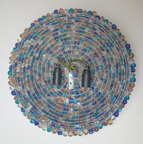 Grand plafonnier en verre de Murano en forme de raisin (37 cm) – Glass, Metal (photo 24 of 30)