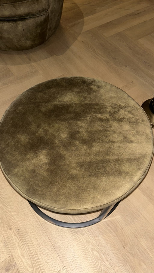 Adore Moss green coffee table as good as new – salontafels, Metal, Velvet (photo 2 of 5)