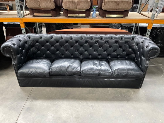 Image 1 of 1980’s Vintage Chesterfield sofa