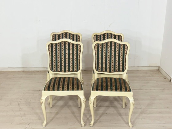 Image 1 of 5 sedie Chippendale antiche, circa 1920 | Sedie da pranzo in stile barocco